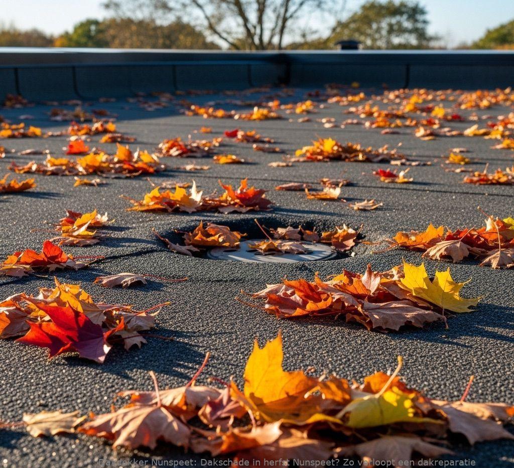 Dakschade In Herfst Nunspeet